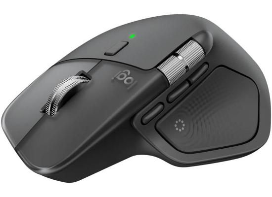 Logitech MX Master 4, Ergonomic Wireless Mouse with Advanced Performance Haptic Feedback, Ultra-Fast Scrolling, USB-C Charging, Bluetooth, Windows, MacOS - Graphite